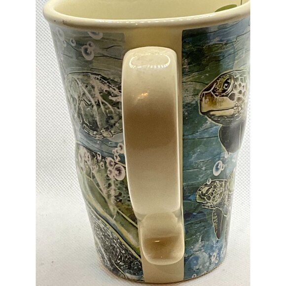 SeaWorld Sea Turtle Ceramic Mug 16oz Fun Drinkware for Ocean Lovers - Picture 7 of 11